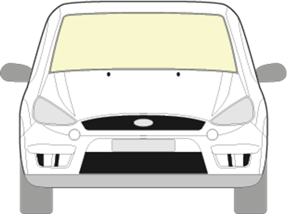 Afbeelding van Voorruit Ford S-max 2006-2013 solar/sensor/verwarmd