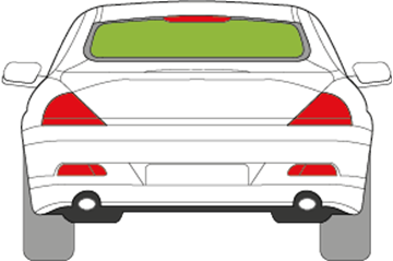 Afbeelding van Achterruit BMW 6-serie coupé