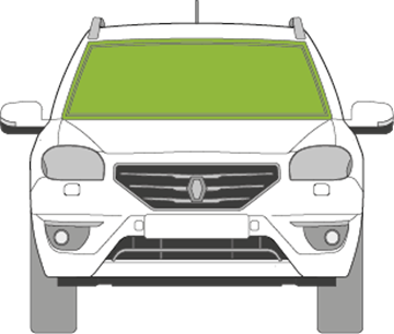 Afbeelding van Voorruit Renault Koleos 2008-2015 sensor