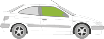 Afbeelding van Zijruit rechts Citroën Xsara 3 deurs