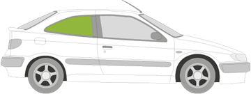 Afbeelding van Zijruit rechts Citroën Xsara 3 deurs