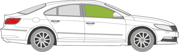 Afbeelding van Zijruit rechts Volkswagen Passat cc 