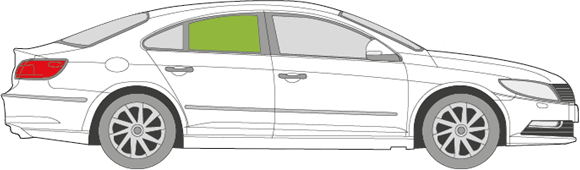 Afbeelding van Zijruit rechts Volkswagen Passat cc 