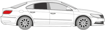 Afbeelding van Zijruit rechts Volkswagen Passat cc (DONKERE RUIT) 