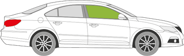 Afbeelding van Zijruit rechts Volkswagen Passat cc 