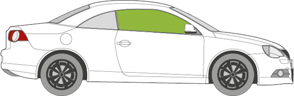 Afbeelding van Zijruit rechts Volkswagen Eos