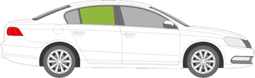 Afbeelding van Zijruit rechts Volkswagen Passat sedan 