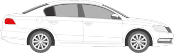 Afbeelding van Zijruit rechts Volkswagen Passat sedan (DONKERE RUIT) 