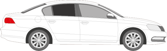 Afbeelding van Zijruit rechts Volkswagen Passat sedan (DONKERE RUIT)