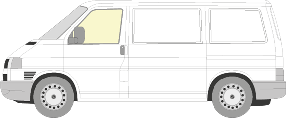 Afbeelding van Zijruit links Volkswagen Transporter 