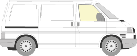 Afbeelding van Zijruit rechts Volkswagen Transporter 