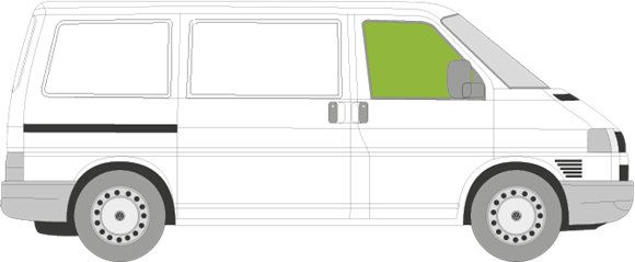 Afbeelding van Zijruit rechts Volkswagen Transporter 