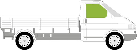 Afbeelding van Zijruit rechts Volkswagen Transporter pick-up