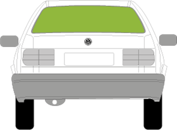 Afbeelding van Achterruit Volkswagen Passat sedan