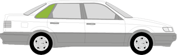 Afbeelding van Zijruit rechts Volkswagen Passat sedan