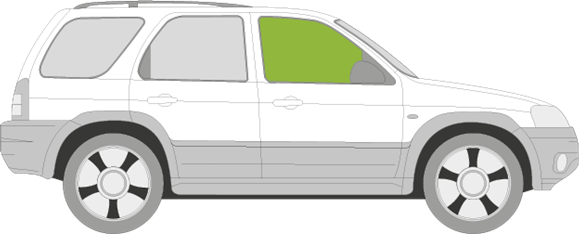 Afbeelding van Zijruit rechts Mazda Tribute 