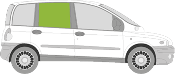 Afbeelding van Zijruit rechts Fiat Multipla