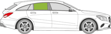 Afbeelding van Zijruit rechts Mercedes CLA-klasse break