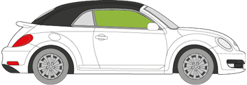 Afbeelding van Zijruit rechts Volkswagen Beetle Cabrio 