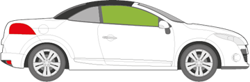 Afbeelding van Zijruit rechts Renault Mégane coupé/cabrio met sensor