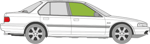 Afbeelding van Zijruit rechts Honda Accord sedan