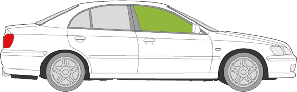 Afbeelding van Zijruit rechts Honda Accord sedan