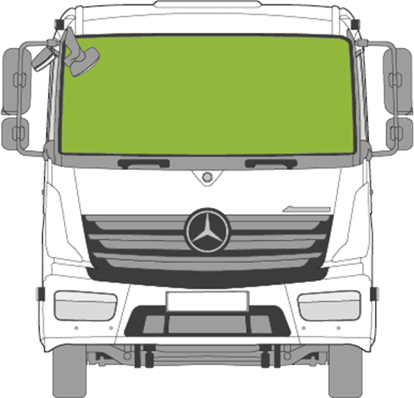 Afbeelding van Voorruit Mercedes Atego sensor/camera