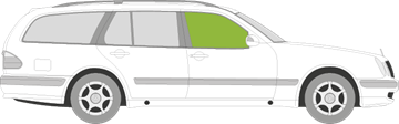 Afbeelding van Zijruit rechts Mercedes E-klasse break 