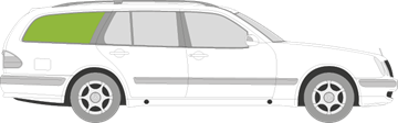 Afbeelding van Zijruit rechts Mercedes E-klasse break  