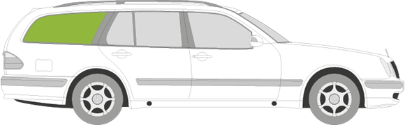 Afbeelding van Zijruit rechts Mercedes E-klasse break  