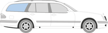 Afbeelding van Zijruit rechts Mercedes E-klasse break (Avantgarde) 