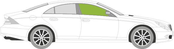 Afbeelding van Zijruit rechts Mercedes CLS-klasse 