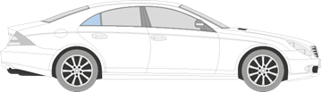 Afbeelding van Zijruit rechts Mercedes CLS-klasse (Avantgarde) 