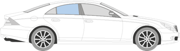 Afbeelding van Zijruit rechts Mercedes CLS-klasse (Avantgarde)