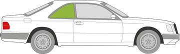 Afbeelding van Zijruit rechts Mercedes E-klasse coupé 