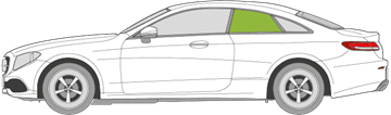 Afbeelding van Zijruit links Mercedes E-klasse coupé