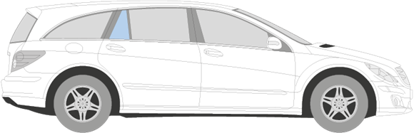 Afbeelding van Zijruit rechts Mercedes R-klasse (Avantgarde)