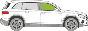 Afbeelding van Zijruit rechts Mercedes GLB-klasse