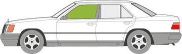 Afbeelding van Zijruit links Mercedes E-klasse sedan 