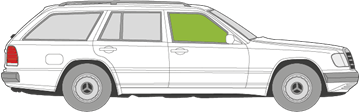 Afbeelding van Zijruit rechts Mercedes E-klasse break 