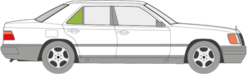 Afbeelding van Zijruit rechts Mercedes E-klasse sedan 