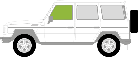 Afbeelding van Zijruit links Mercedes G-klasse 5 deurs off-road