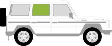 Afbeelding van Zijruit rechts Mercedes G-klasse 5 deurs off-road