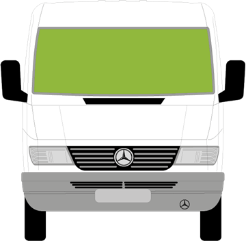 Afbeelding van Voorruit Mercedes Sprinter (getint)