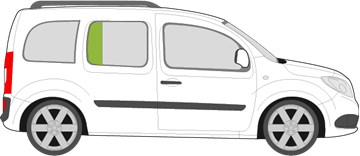 Afbeelding van Zijruit rechts Mercedes Citan family van 