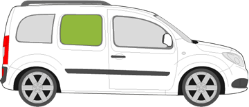 Afbeelding van Zijruit rechts Mercedes Citan family van (UITSTELBAAR)