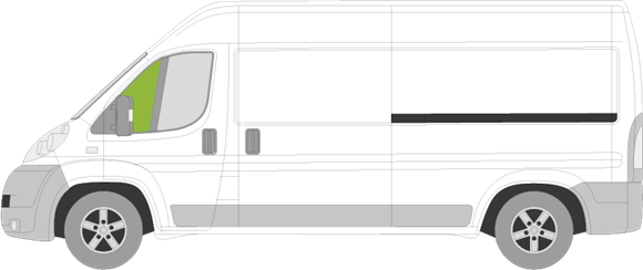 Afbeelding van Zijruit links Fiat Ducato 