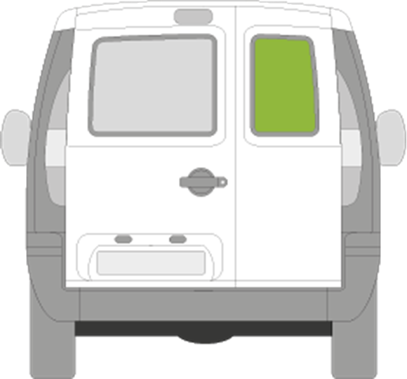 Afbeelding van Achterruit rechts Fiat Doblo