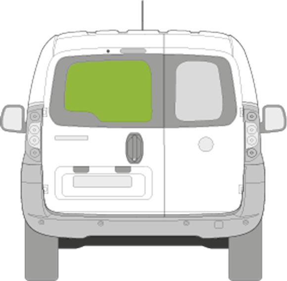 Afbeelding van Achterruit links Fiat Fiorino (verwarmd)