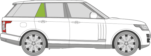 Afbeelding van Zijruit rechts Land Rover Range Rover  